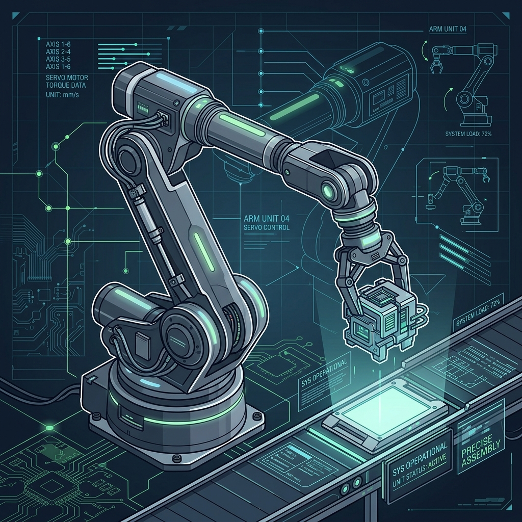 Robotics and Automation Illustration